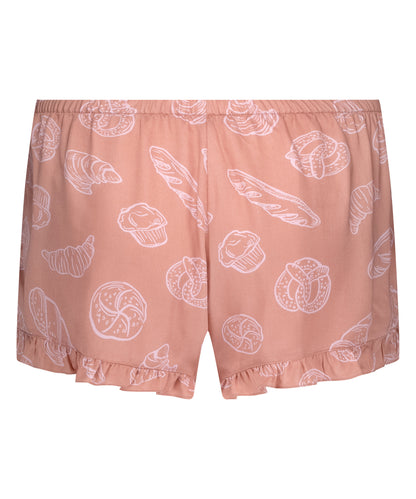 Hunkemoller_Pyjama Shorts_301443_Hkm Tan_05