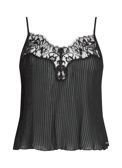 Hunkemoller_Plisse Lace Cami_301444_Caviar_05