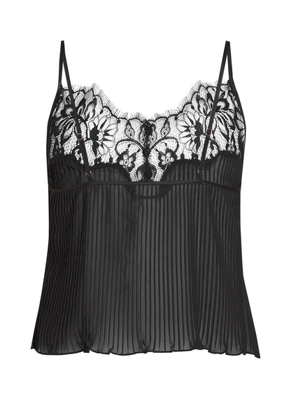 Hunkemoller_Plisse Lace Cami_301444_Caviar_06