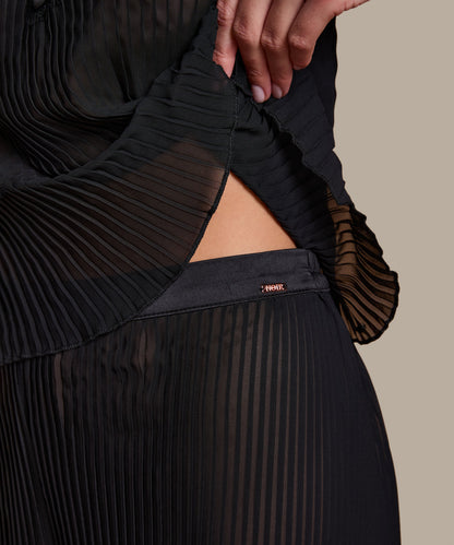 Hunkemoller_Plisse Short_301445_Caviar_02