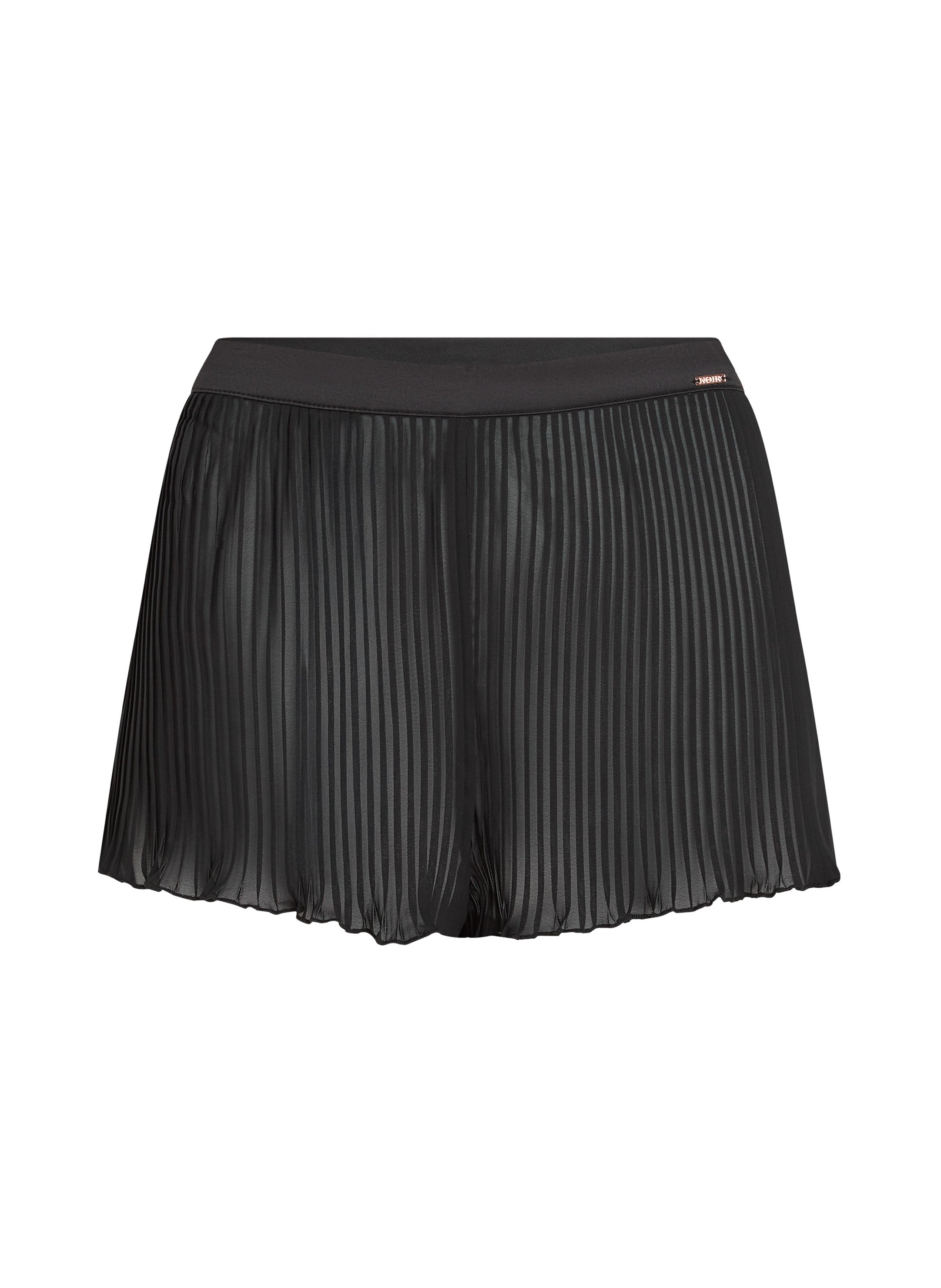 Hunkemoller_Plisse Short_301445_Caviar_04