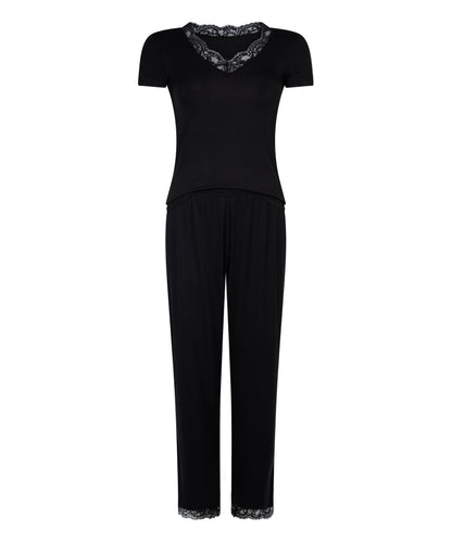 Hunkemoller_Pyjamaset Nanna_301483_Black_04