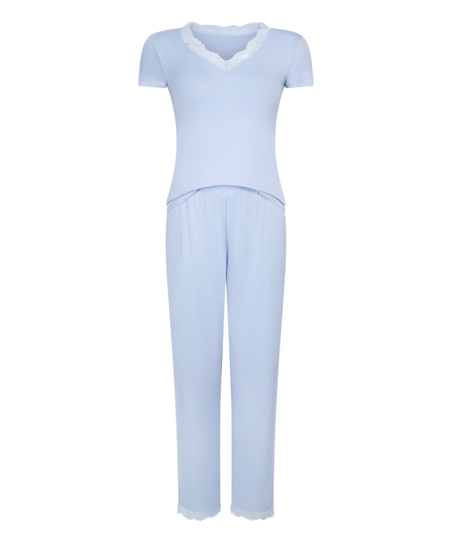Hunkemoller_Pyjamaset Nanna_301484_Brunnera Blue_04