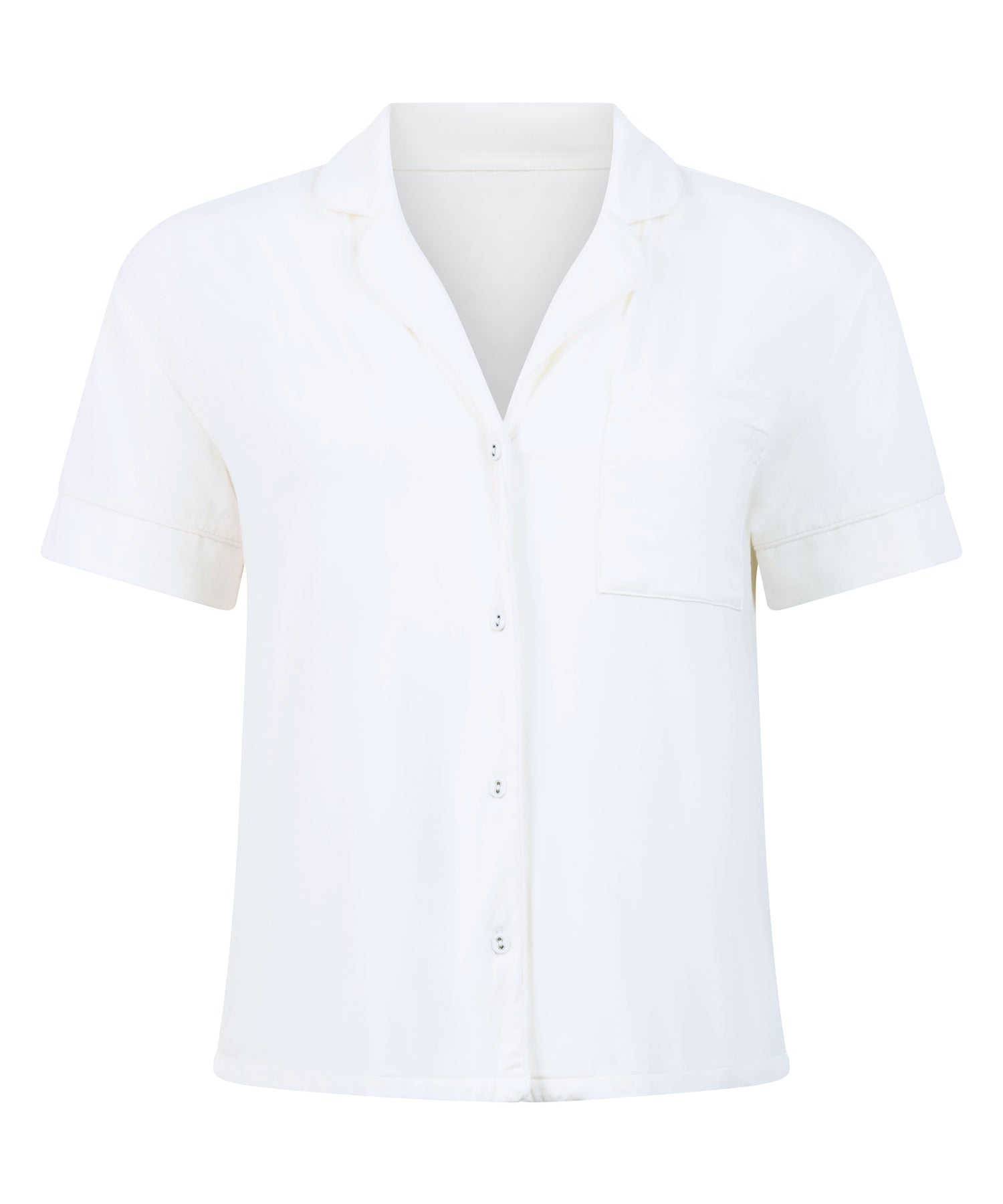 Hunkemoller_Whisper White_Essential Jersey Short-Sleeved Jacket_301505_Whisper White_05