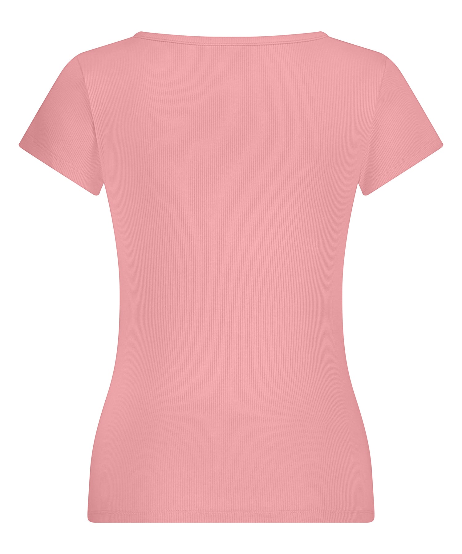 Hunkemoller_Henley Short Sleeved Pyjama Top_301512_Bridal Rose_06