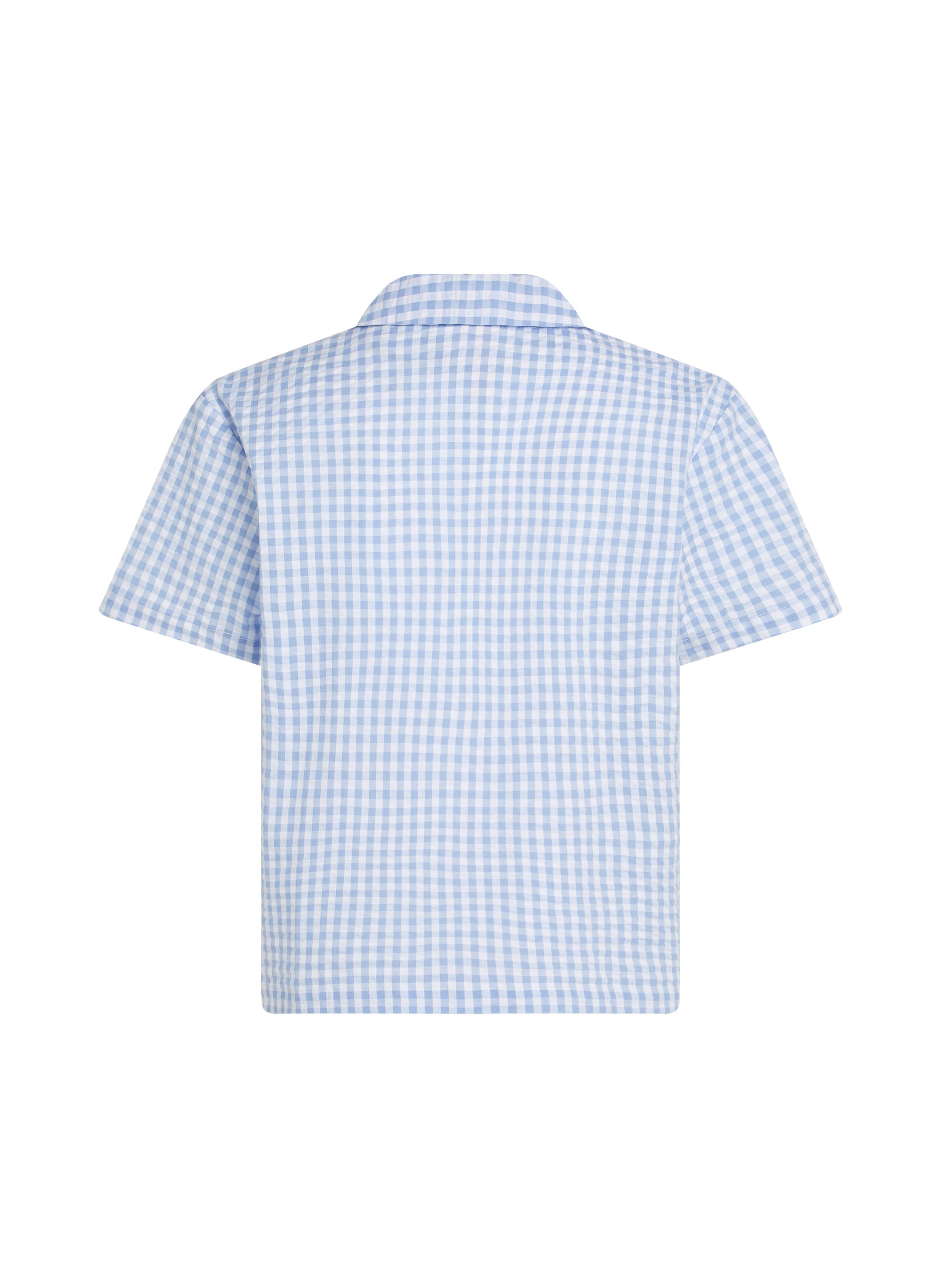 Hunkemoller_Seersucker Short-Sleeved Jacket_301514_Hkm Blue_06