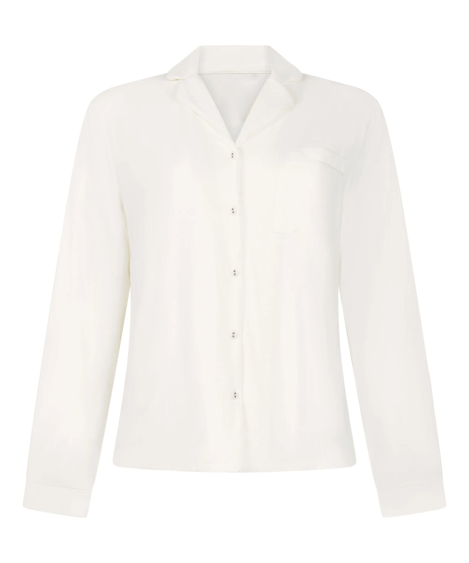 Hunkemoller_White_Essential Jersey Long-Sleeved Jacket_301526_Whisper White_05