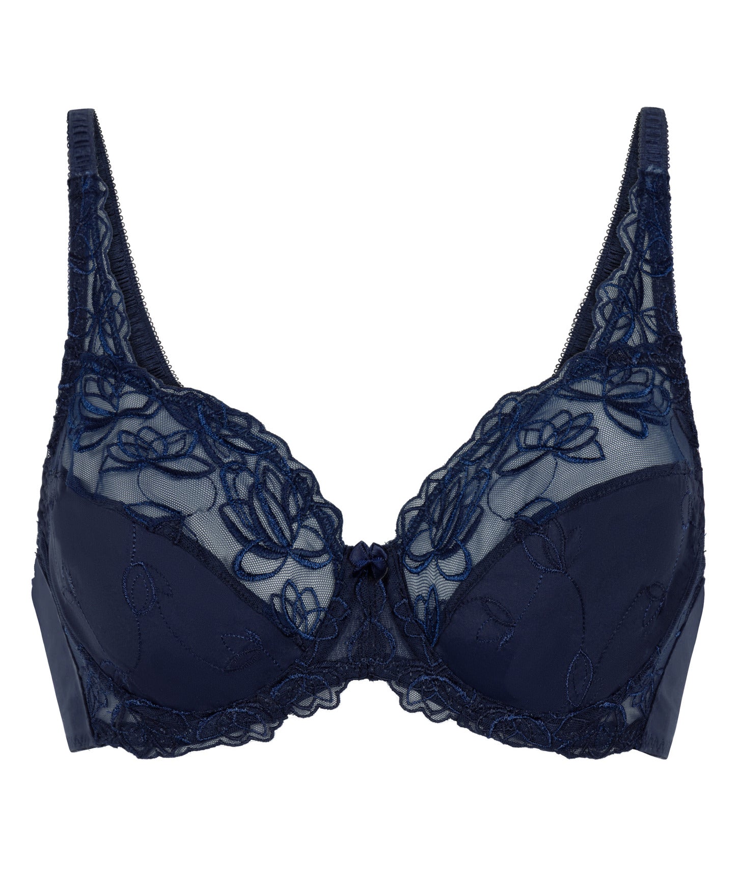 Hunkemoller_Peacoat_Diva Non-Padded Underwired Bra in Different Cup Sizes_301569_Peacoat_12