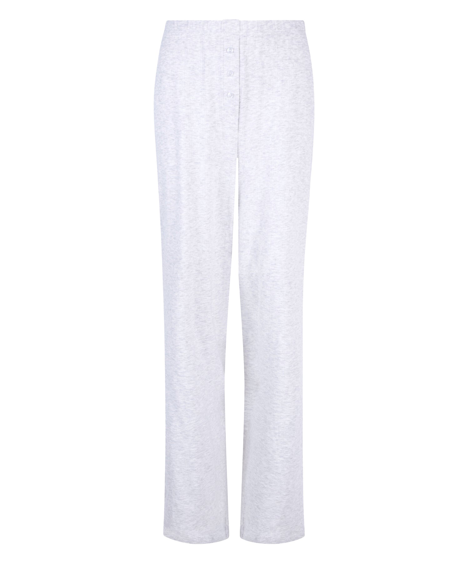 Hunkemoller_White Grey Melee_Pointelle Pyjama Pants_301669_White Grey Melee_04