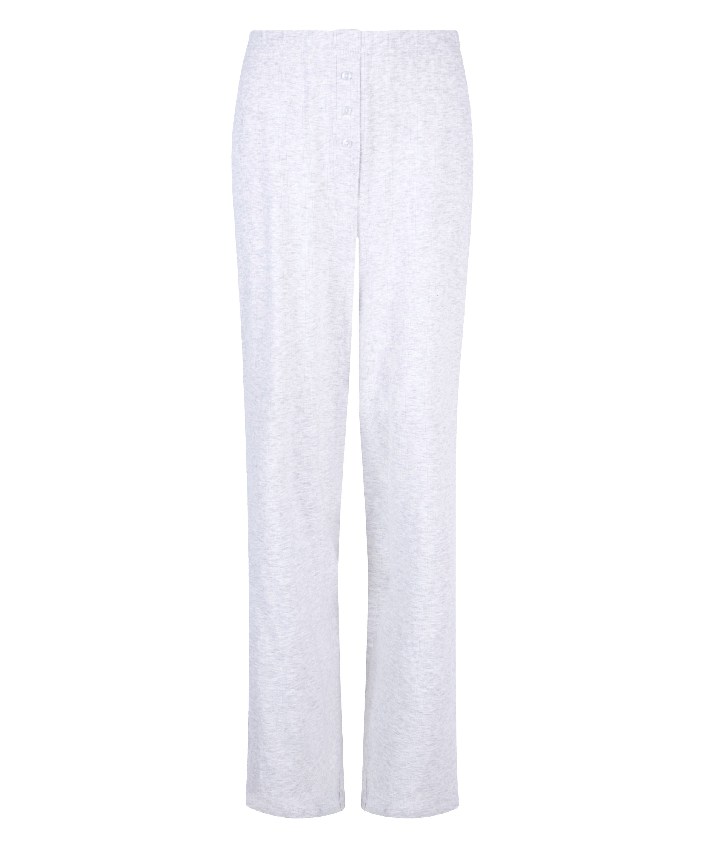 Hunkemoller_White Grey Melee_Pointelle Pyjama Pants_301669_White Grey Melee_04