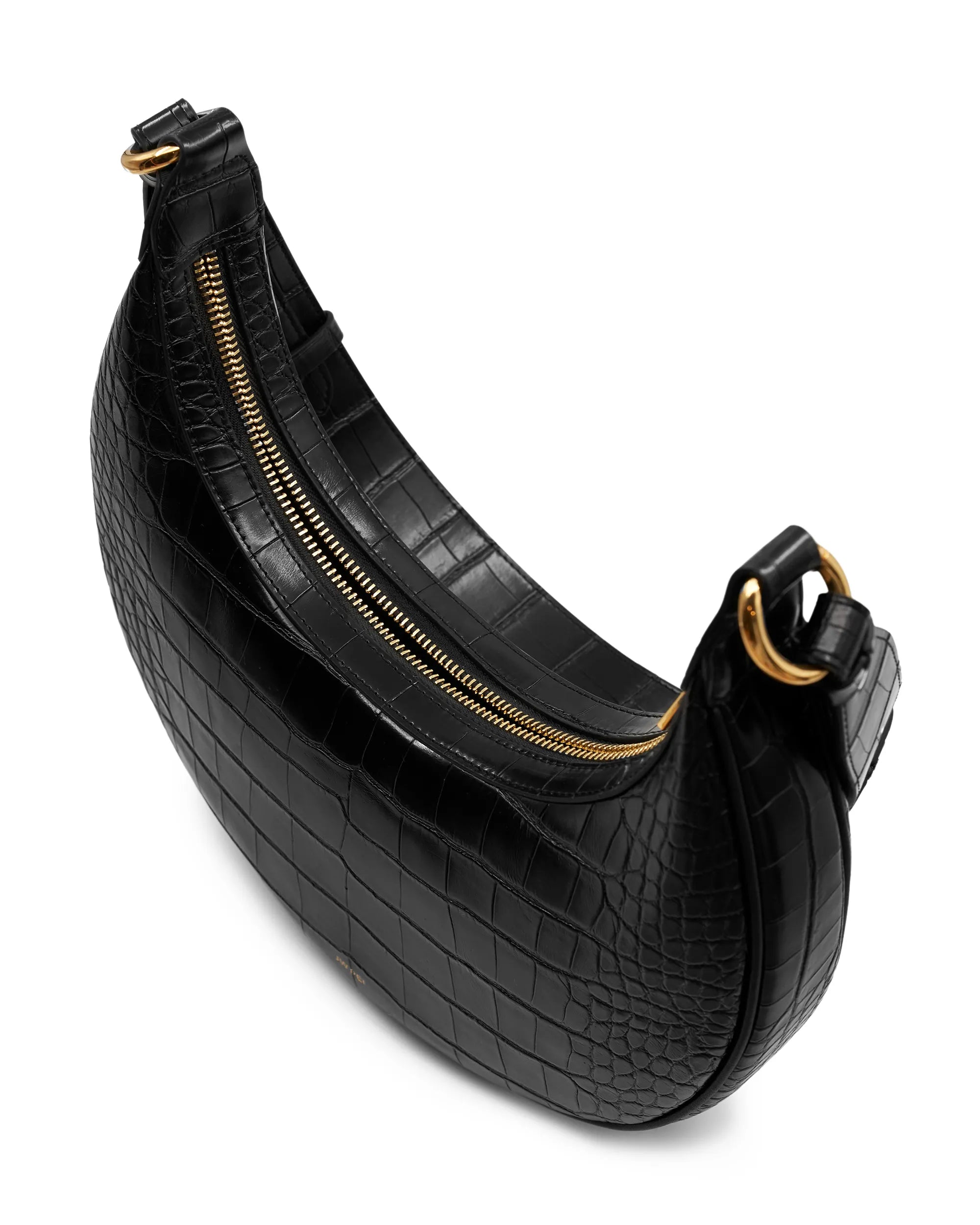 JW PEI_Black Croc_Carly Saddle Bags_302-5_Black Croc_03