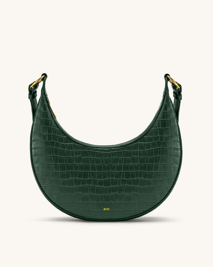 JW PEI_Dark Green Croc_Carly Saddle Bags_302-7_Dark Green Croc_01
