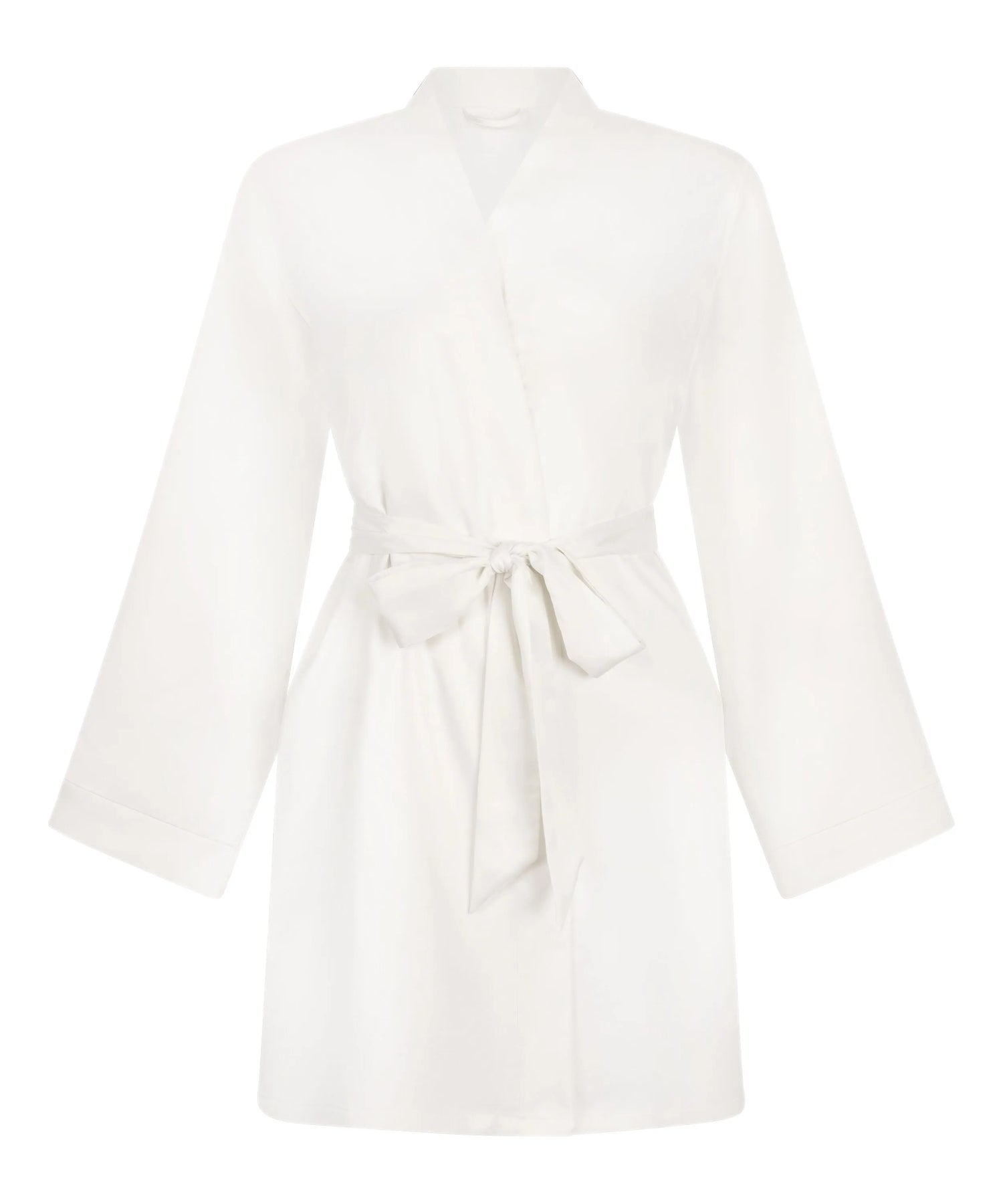 Hunkemoller White Women Kimono Bridal Satin SKU: 302071_White Image 05