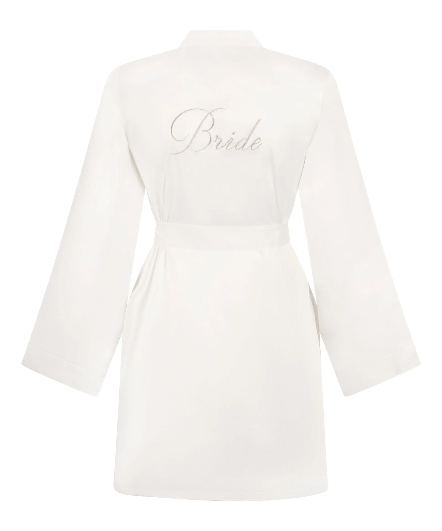 Hunkemoller White Women Kimono Bridal Satin SKU: 302071_White Image 06