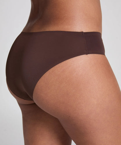 Hunkemoller Brown Women Invisible Brazilian SKU: 302173_Brown Image 02