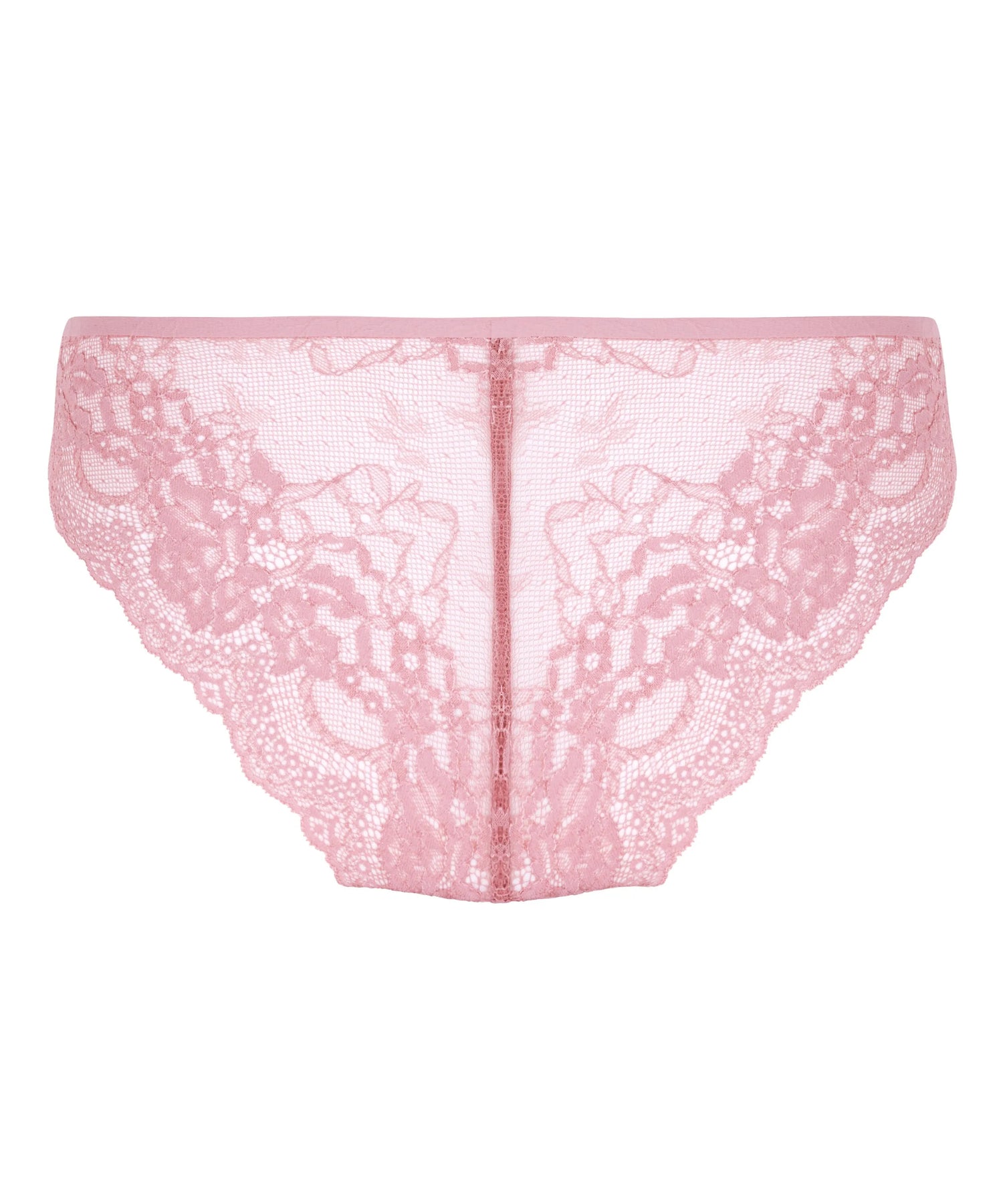 Hunkemoller Pink Women Invisible Lace Back Brazilian SKU: 302286_Pink Image 06