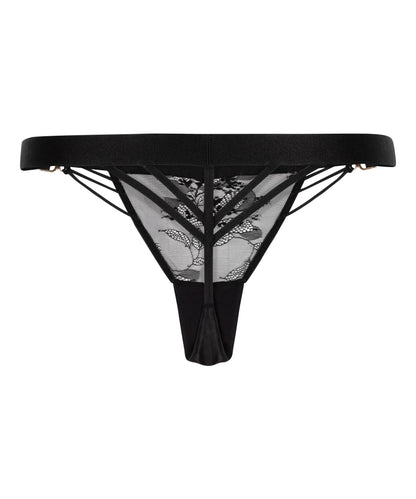 Hunkemoller_Black_Avela Thong_302373_Caviar_06