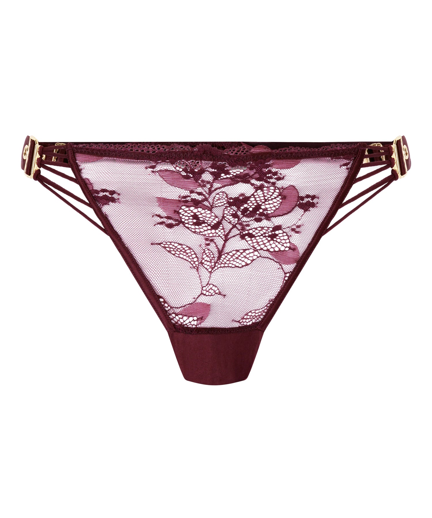 Hunkemoller_Red_Avela Thong_302374_Zinfandel_04