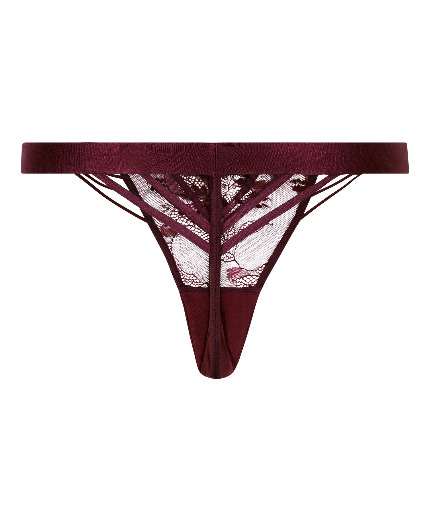 Hunkemoller_Red_Avela Thong_302374_Zinfandel_05