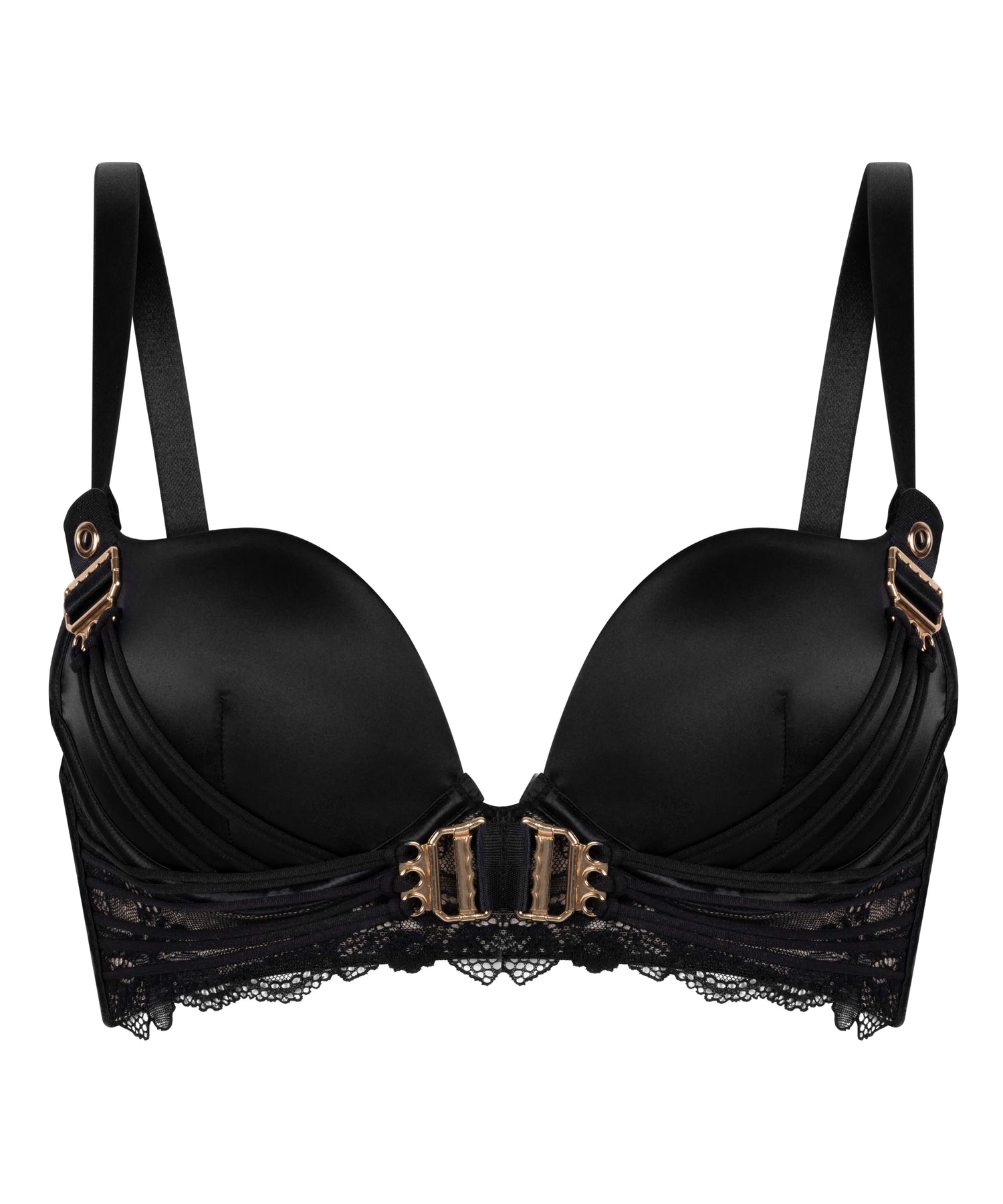 Hunkemoller_Black_Avela Padded Underwired Longline Push-Up Bra in Different Cup Sizes_302375_Caviar_05