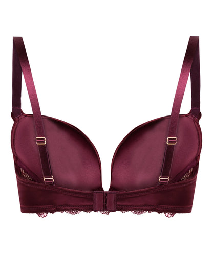 Hunkemoller_Red_Avela Padded Underwired Longline Push-Up Bra in Different Cup Sizes_302376_Zinfandel_06