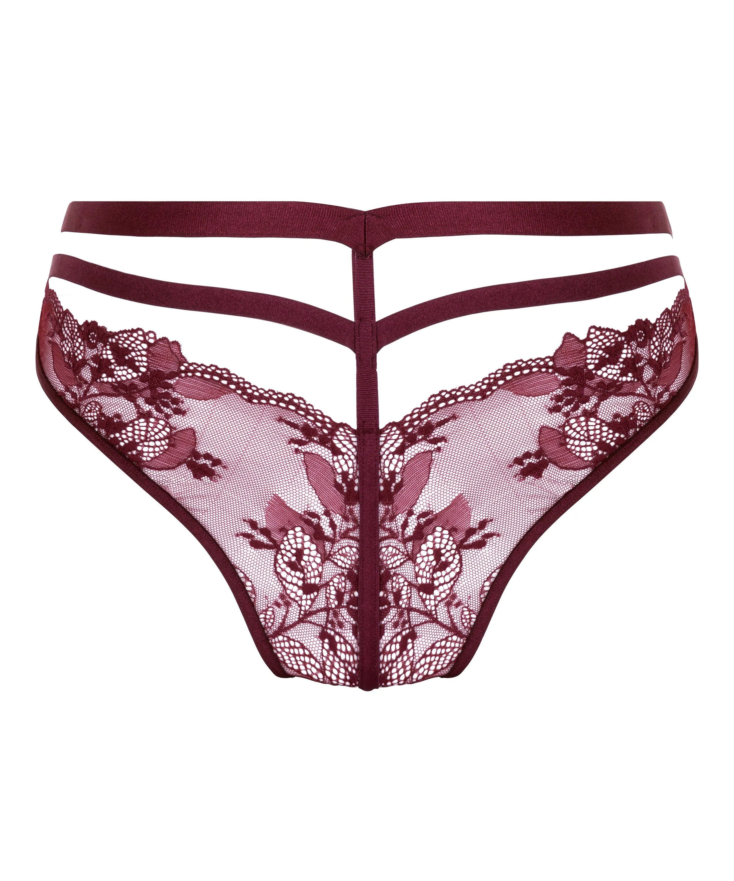 Hunkemoller_Red_Avela Highleg Brazilian_302378_Zinfandel_06