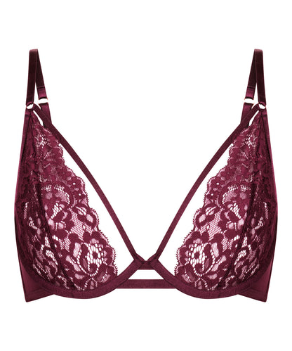 Hunkemoller_Zinfandel_Cinnamon Non-Padded Underwired Bra in Different Cup Sizes_302379_Zinfandel_08