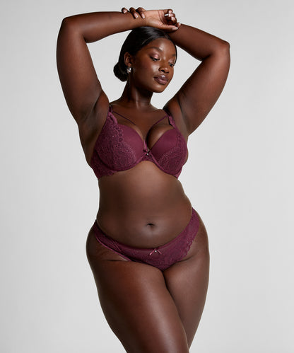 Hunkemoller_Zinfandel_Isadora Thong_302407_Zinfandel_04