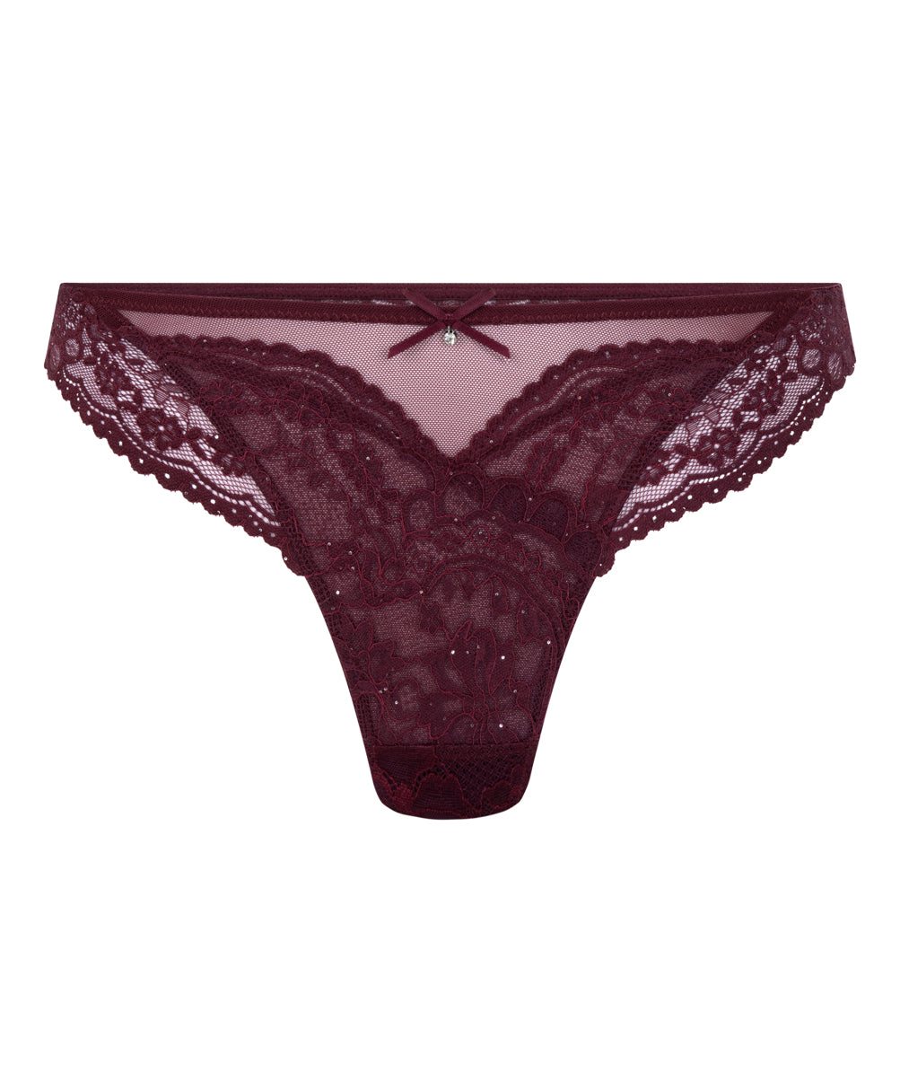 Hunkemoller_Zinfandel_Isadora Thong_302407_Zinfandel_06