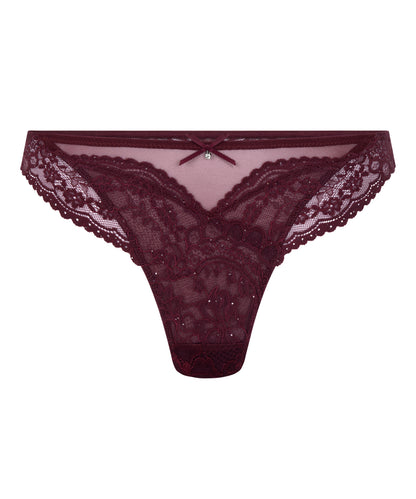 Hunkemoller_Zinfandel_Isadora Thong_302407_Zinfandel_06