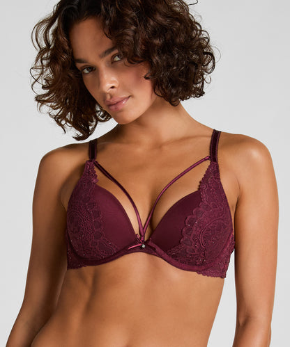 Hunkemoller_Zinfandel_Isadora Padded Underwired Push-Up Bra in Different Cup Sizes_302409_Zinfandel_01