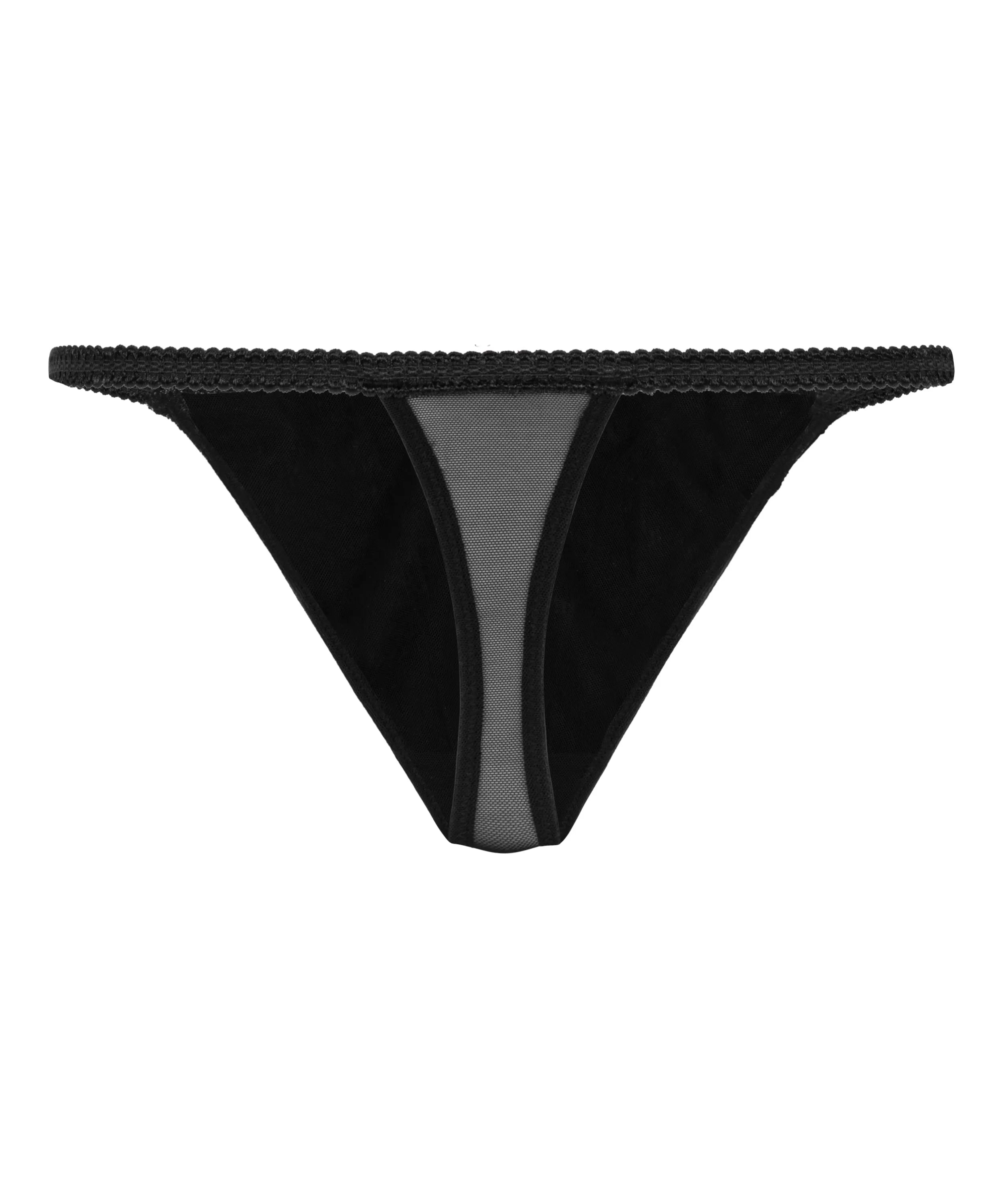 Hunkemoller_Black_Chloe Highleg String_302421_Caviar_05