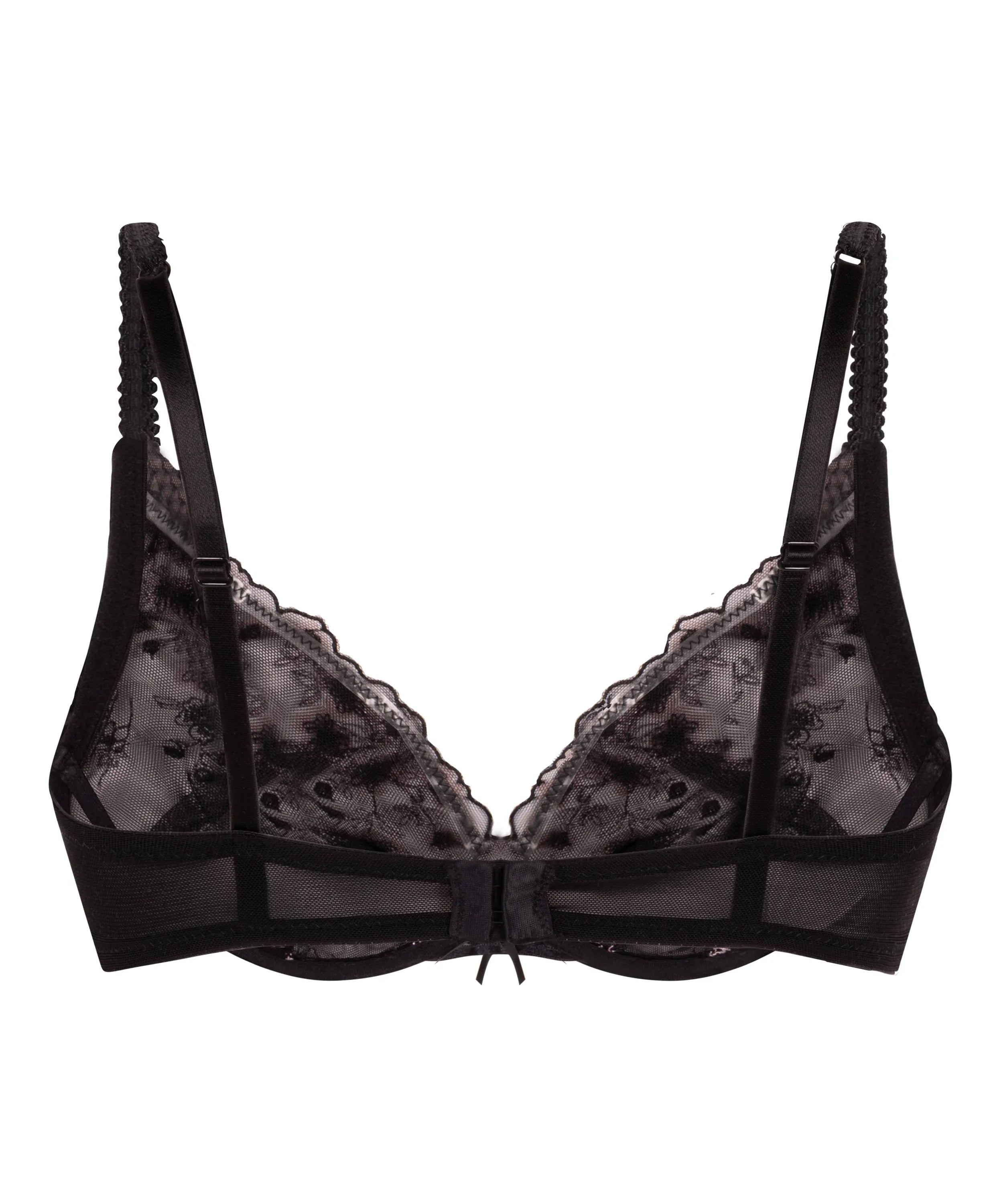 Hunkemoller_Black_Chloe Non-Padded Underwired Bra in Different Cup Sizes_302424_Caviar_06