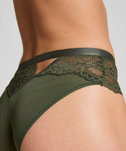 Hunkemoller Green Women Kaiden Brazilian SKU: 302497_Green Image 02