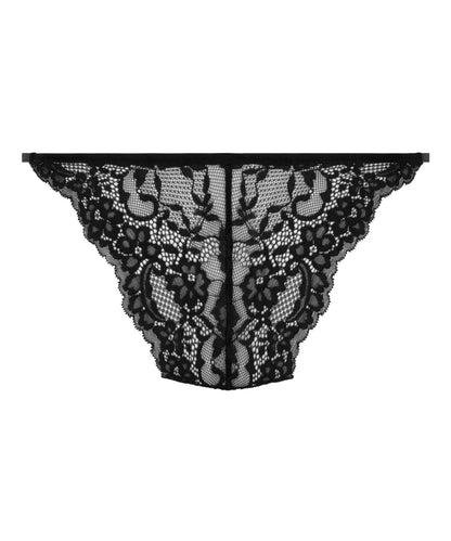 Hunkemoller Black Women Kaiden High Leg Brazilian SKU: 302498_Black Image 05