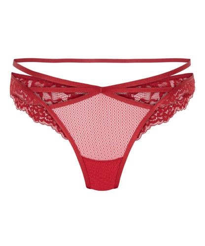 Hunkemoller Red Women Joy Fancy Mini Brazilian SKU: 302504_Red Image 04