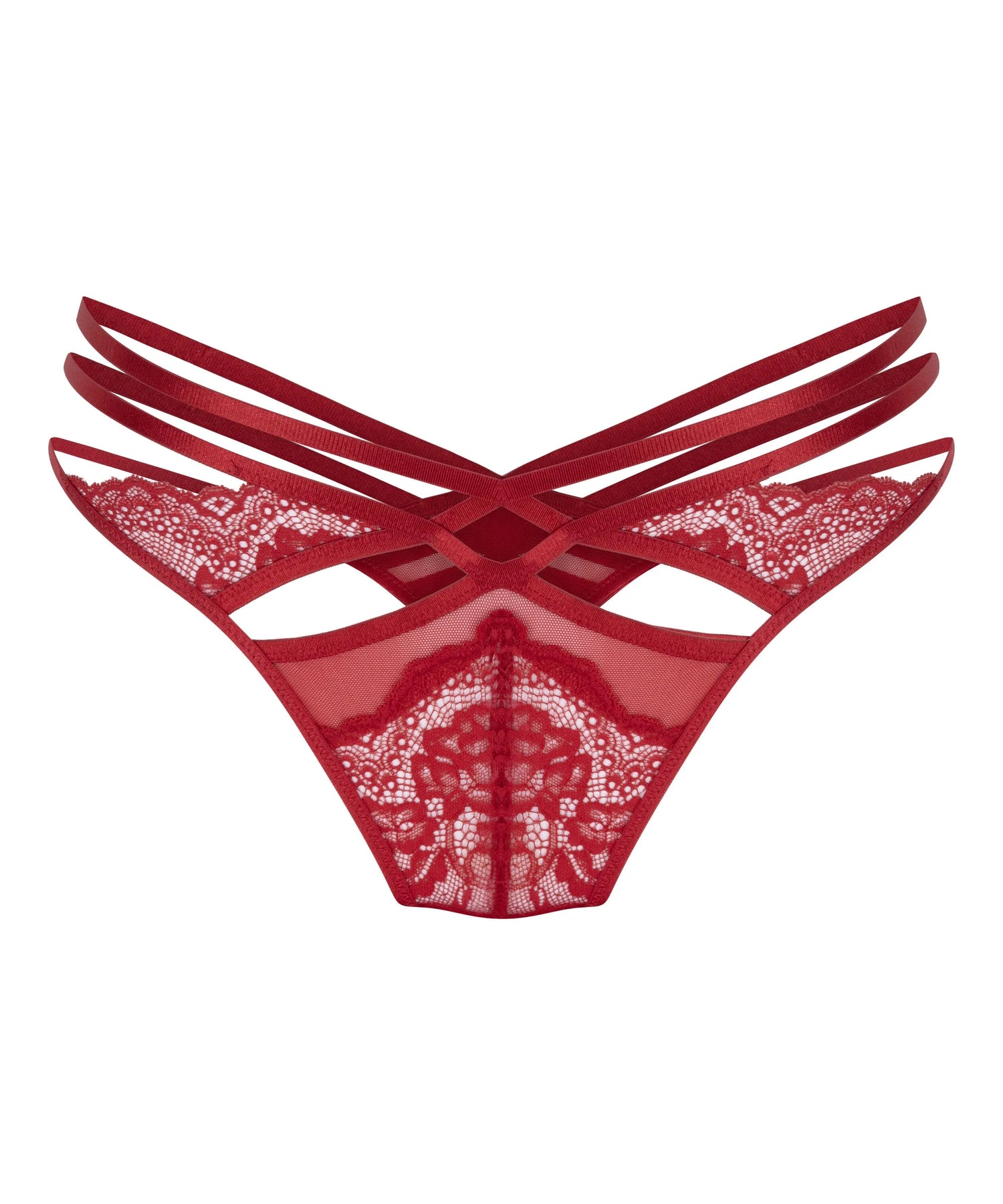 Hunkemoller Red Women Janine Thong SKU: 302508_Red Image 04
