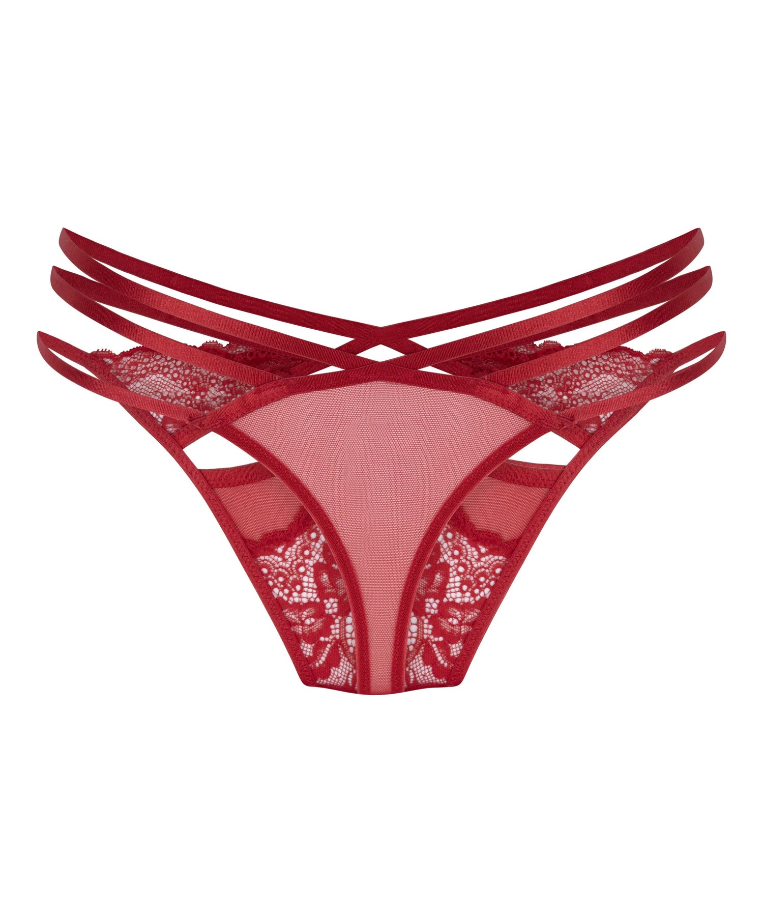 Hunkemoller Red Women Janine Thong SKU: 302508_Red Image 05
