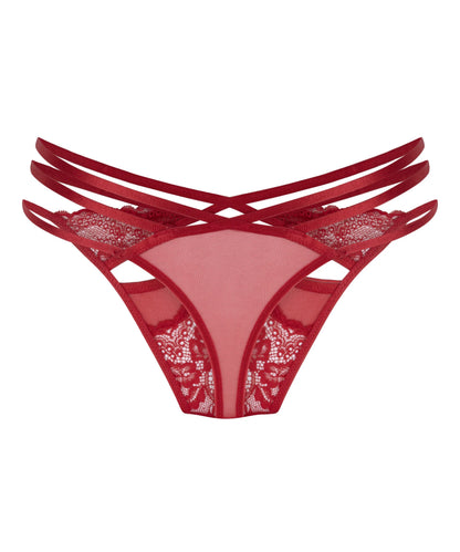 Hunkemoller Red Women Janine Thong SKU: 302508_Red Image 05