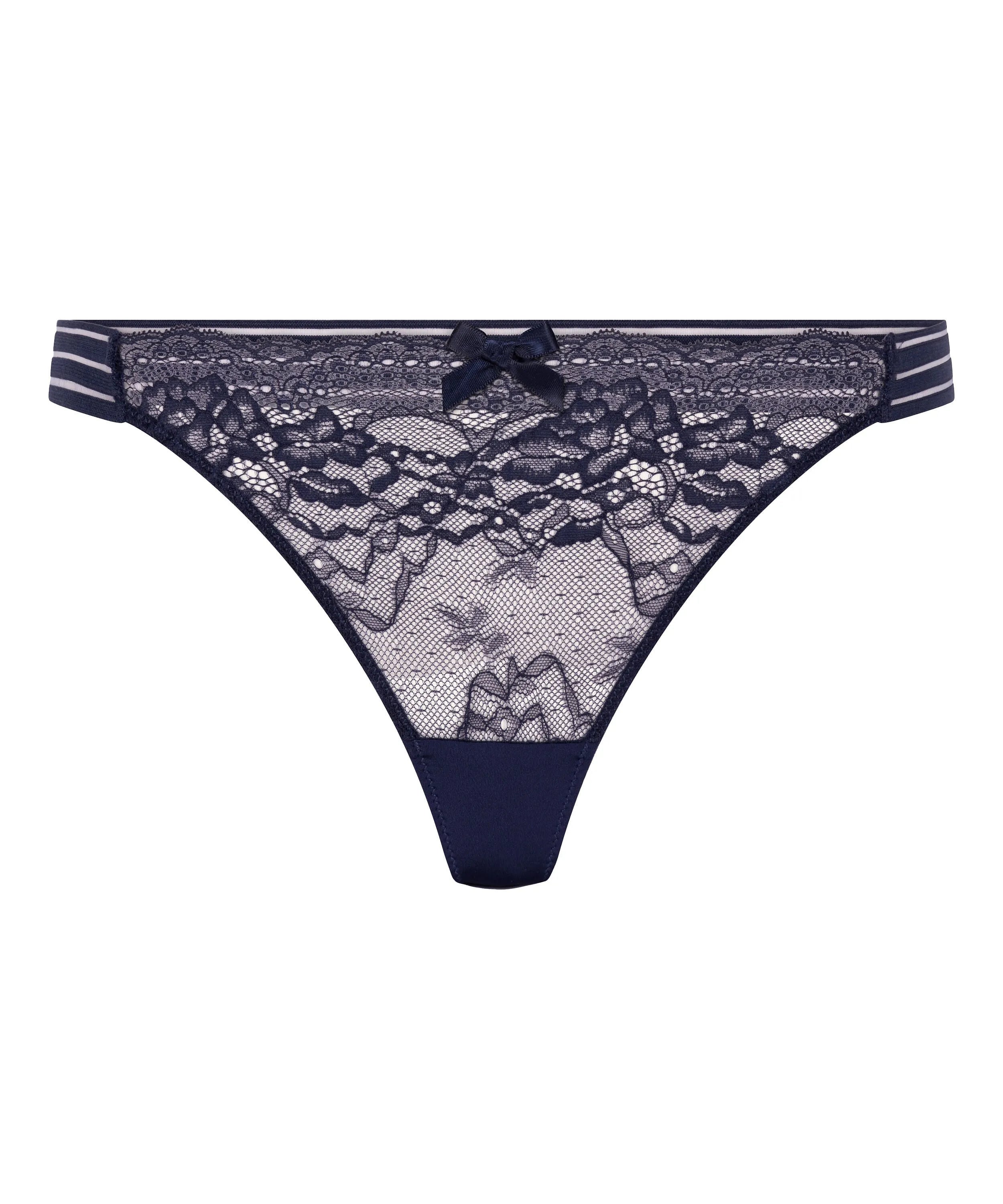 Hunkemoller Blue Women Sully Thong SKU: 302535_Blue Image 04