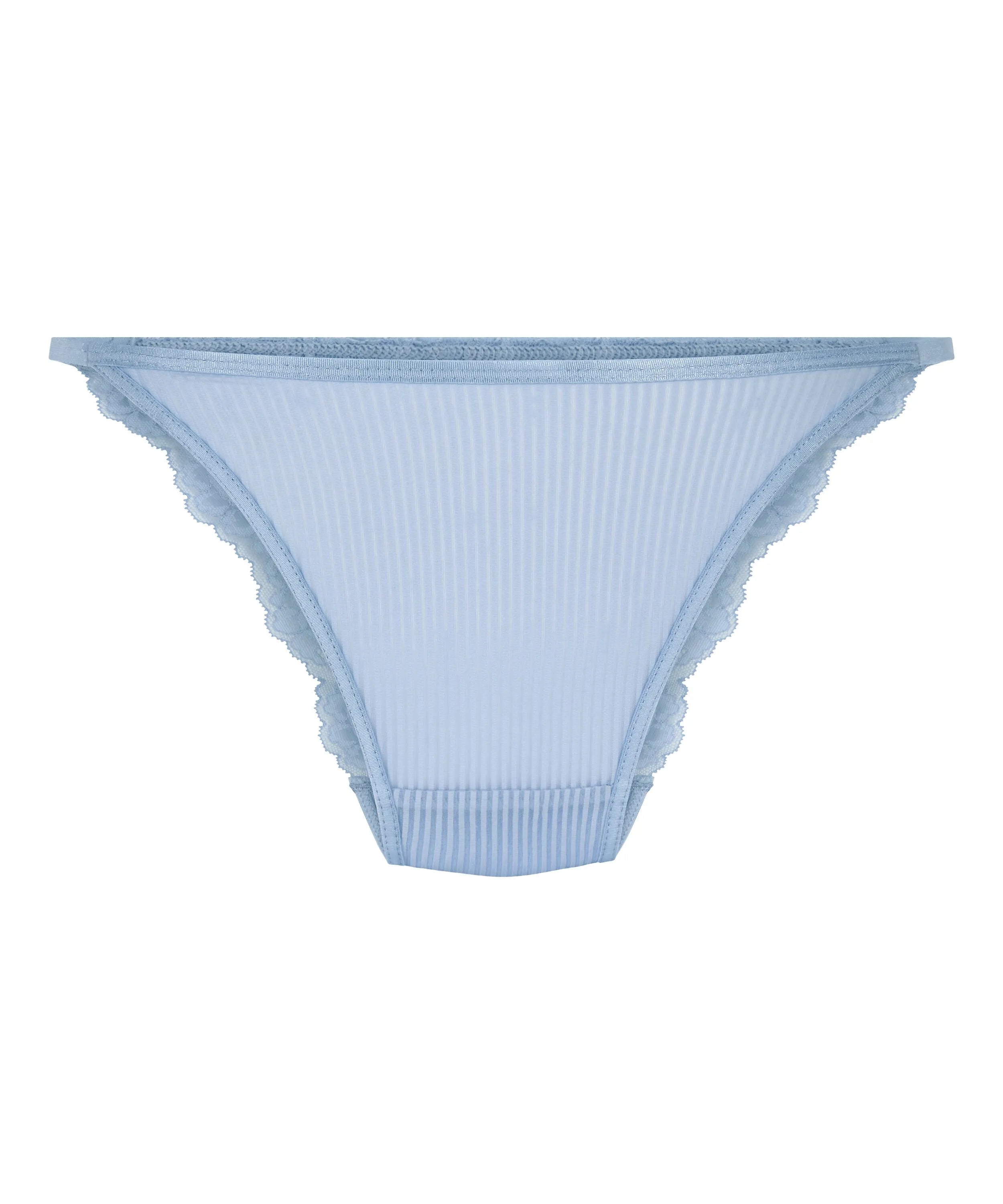 Hunkemoller Blue Women Kaiden High Leg Brazilian SKU: 302569_Blue Image 04