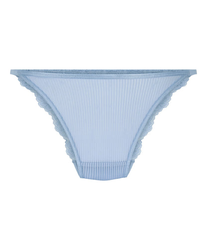 Hunkemoller Blue Women Kaiden High Leg Brazilian SKU: 302569_Blue Image 04