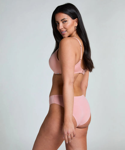 Hunkemoller Pink Women Invisible Brazilian SKU: 302588_Pink Image 03