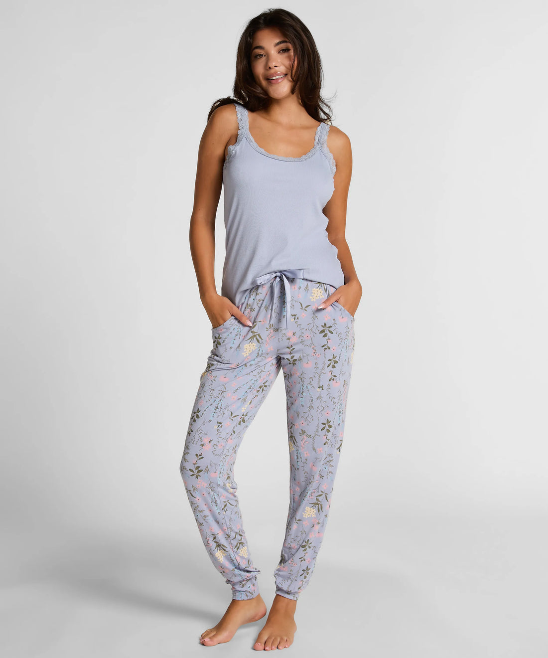 Hunkemoller_Purple_Jersey Pyjama Pants_302649_HKM Purple_01