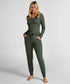 Hunkemoller_Green_Jersey Pyjama Pants_302650_HKM Green_01
