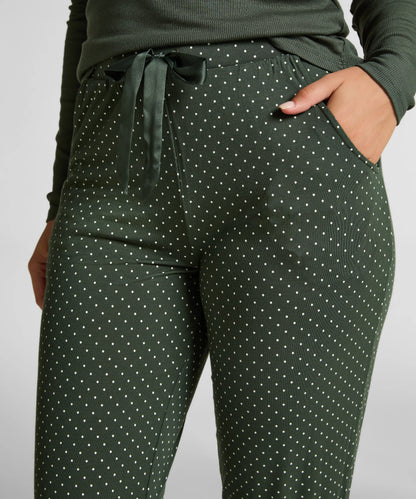Hunkemoller_Green_Jersey Pyjama Pants_302650_HKM Green_02