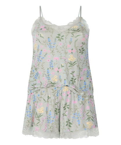 Hunkemoller_Green_Cami Short Pyjama Set_302666_Green_04