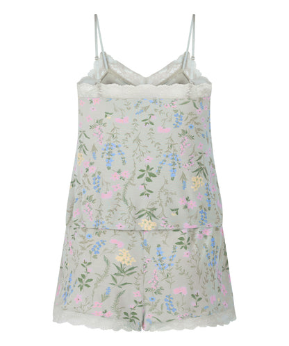 Hunkemoller_Green_Cami Short Pyjama Set_302666_Green_05