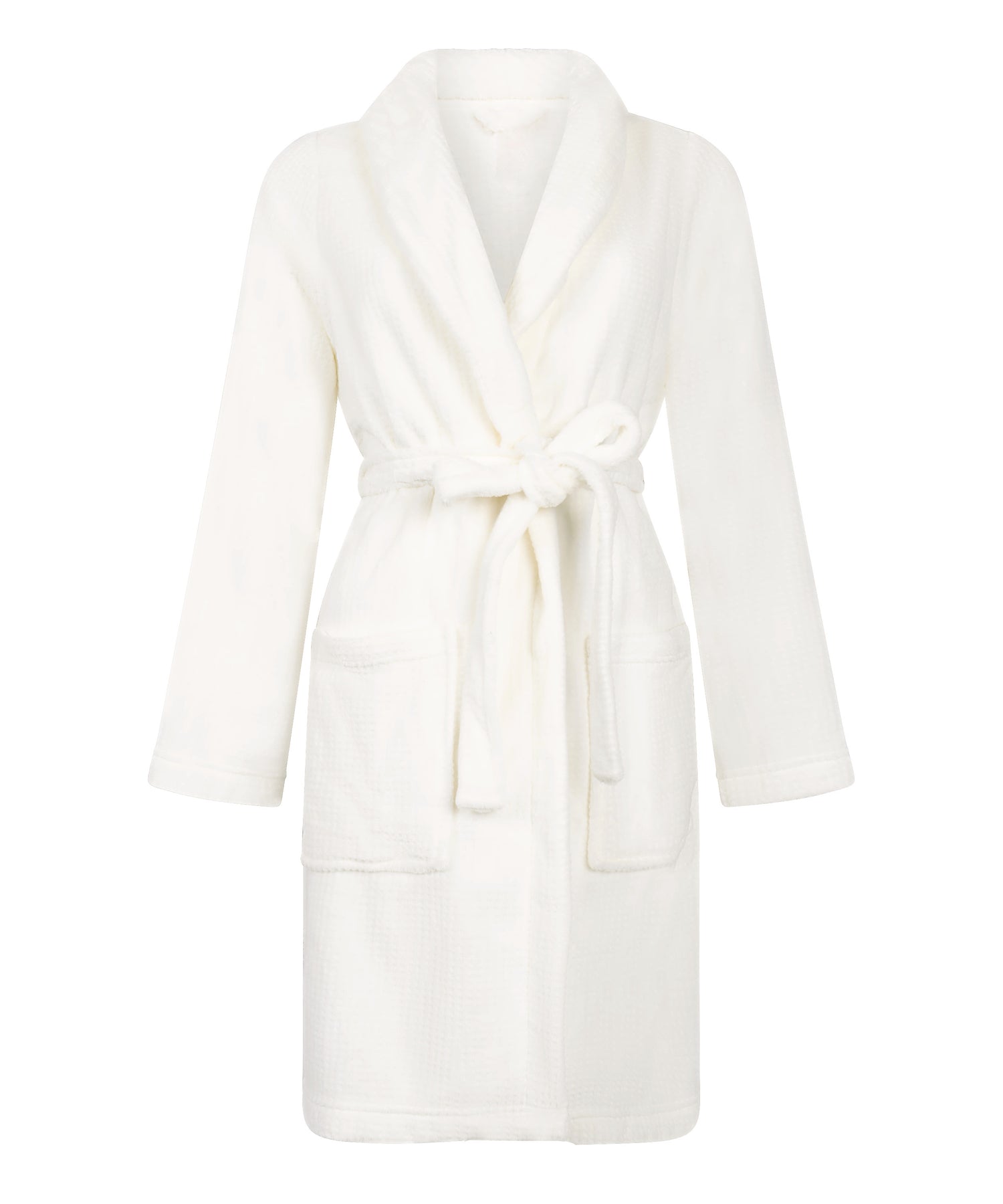 Hunkemoller_White_Fleece Bathrobe_302692_White_04