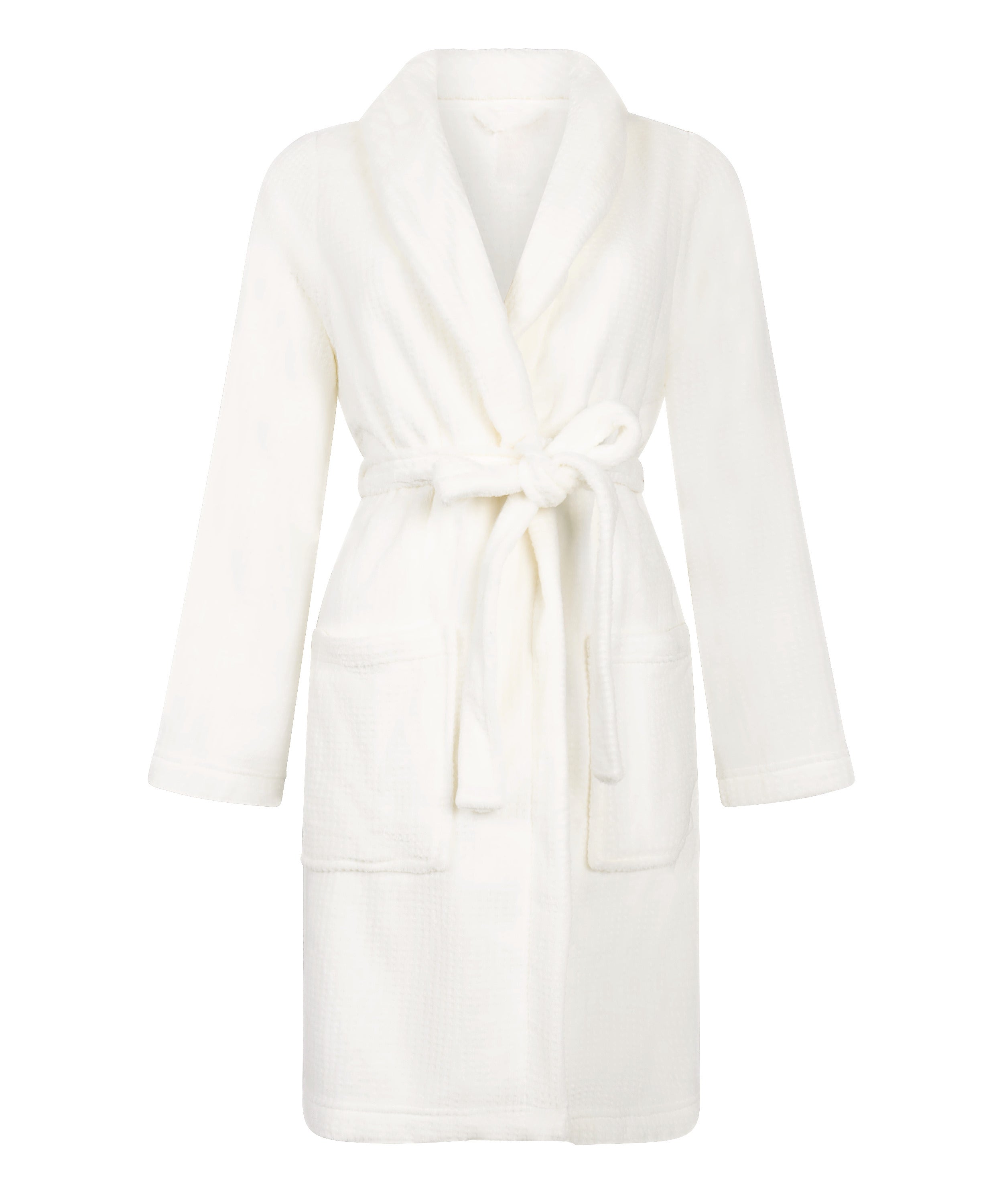 Hunkemoller_White_Fleece Bathrobe_302692_White_04